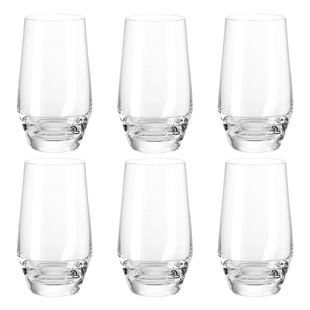 Leonardo – Puccini Tumblerglas 36,5 cl 6-pack Klar