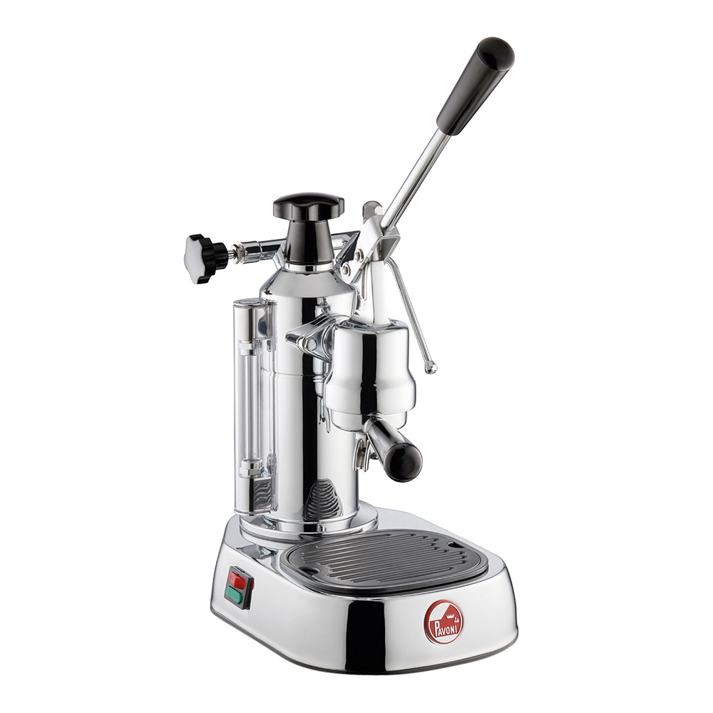 La Pavoni - Europiccola Manuell kaffemaskin med hävarm Mässing/Svart