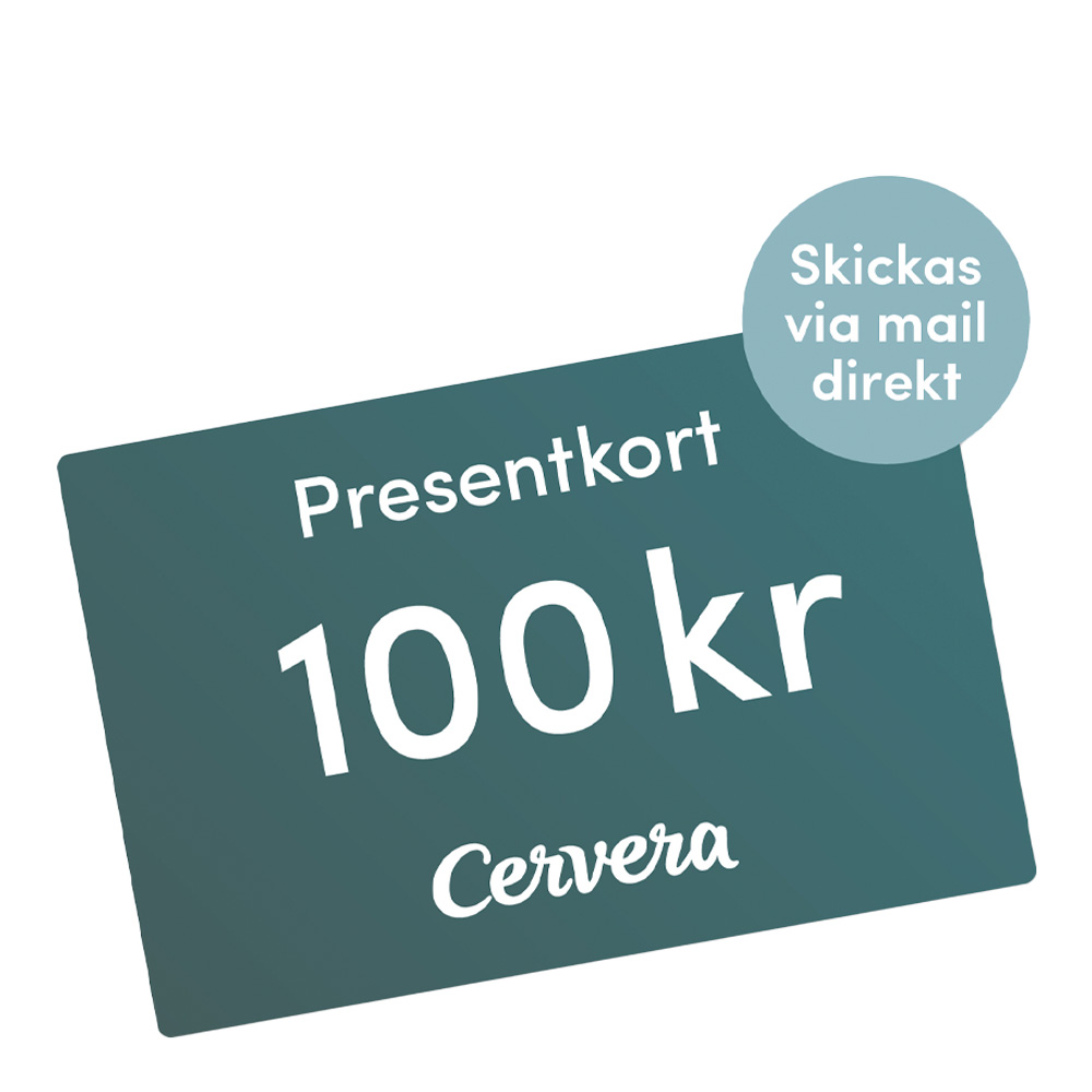 Cervera – Presentkort 100 kr Digitalt