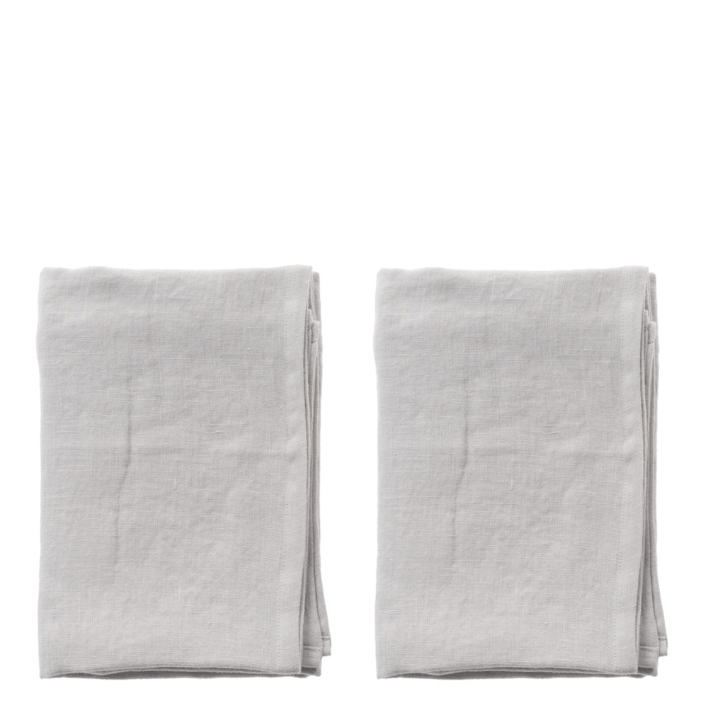 Raw Diskhanddukar 2-pack 50x70 cm  Ljusgrå