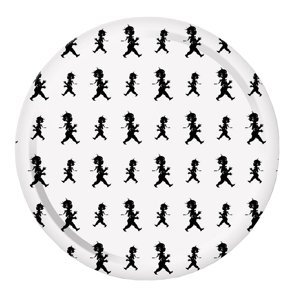 Solstickan - Bricka 38 cm Vit