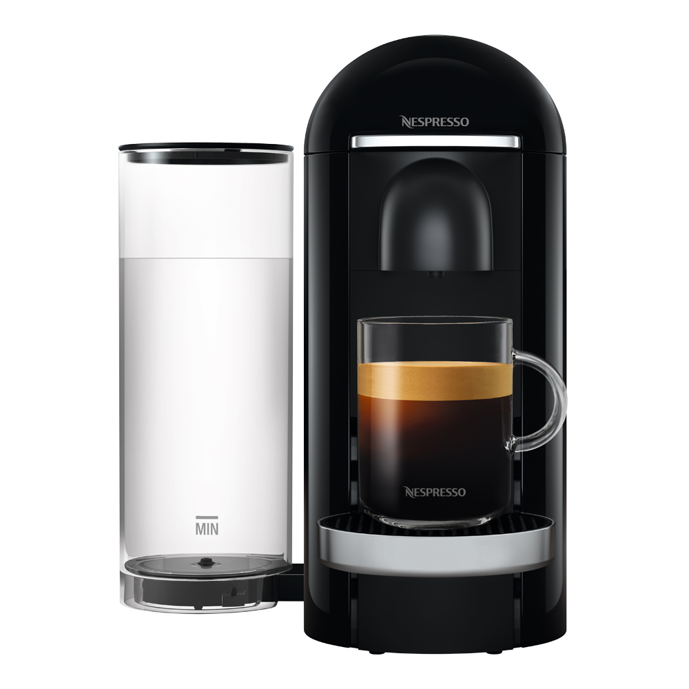 Läs mer om Nespresso - Nespresso VertuoPlus Deluxe Round Top Kaffemaskin Svart