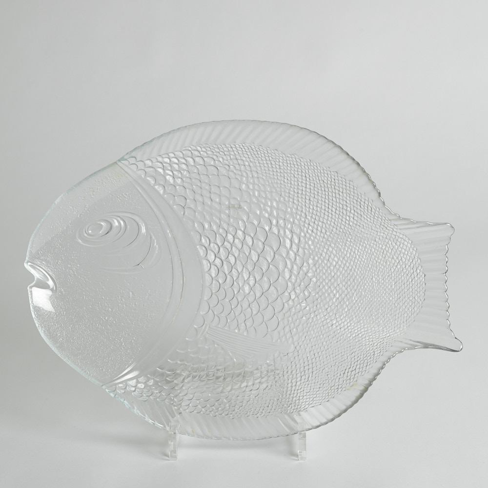 Läs mer om Vintage - SÅLD Fiskfat i Glas