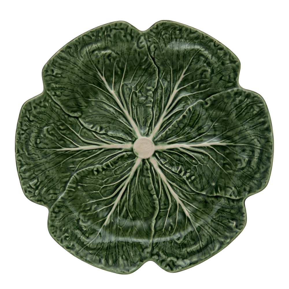 Bordallo Pinheiro Cabbage Fat Kålblad 305 cm Grön