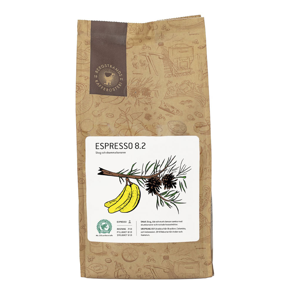 Bergstrands Kafferosteri - Espressobönor 8.2 1 kg