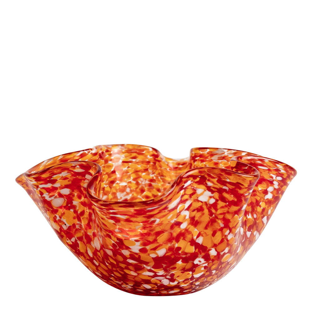 Byon - Cara skål 17 cm rød/oransje