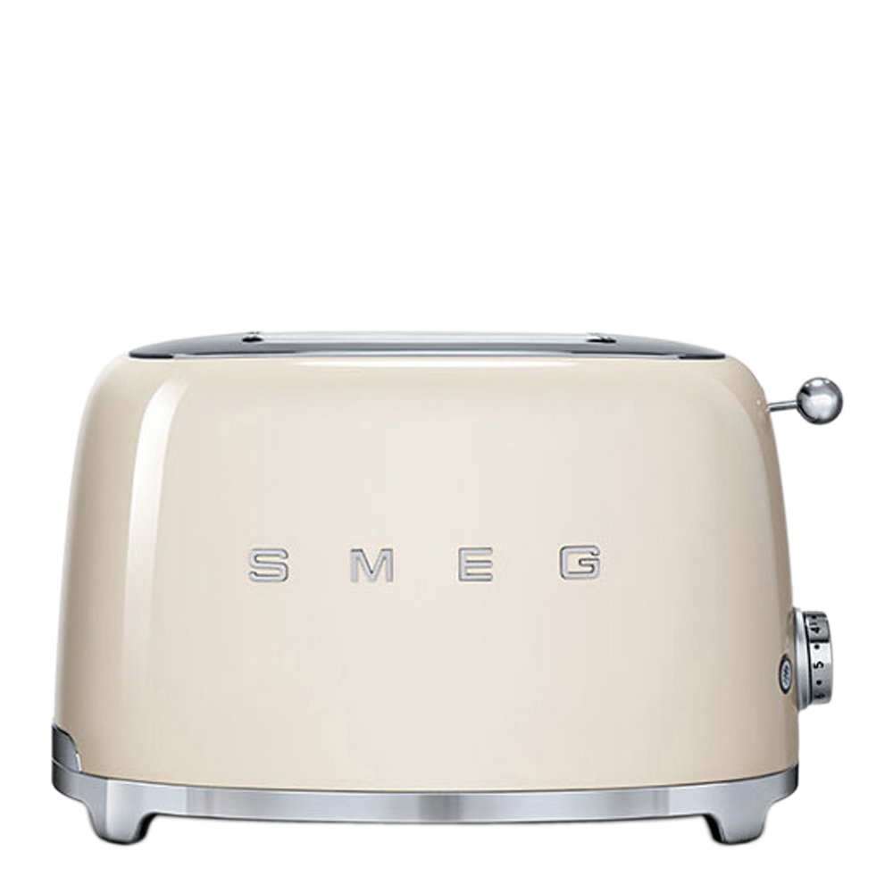 Smeg 50’s Style Leivänpaahdin 2 viipaletta Kermanvalkoinen