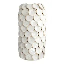House Doctor Dot Vase 30 cm Hvit keramikk 