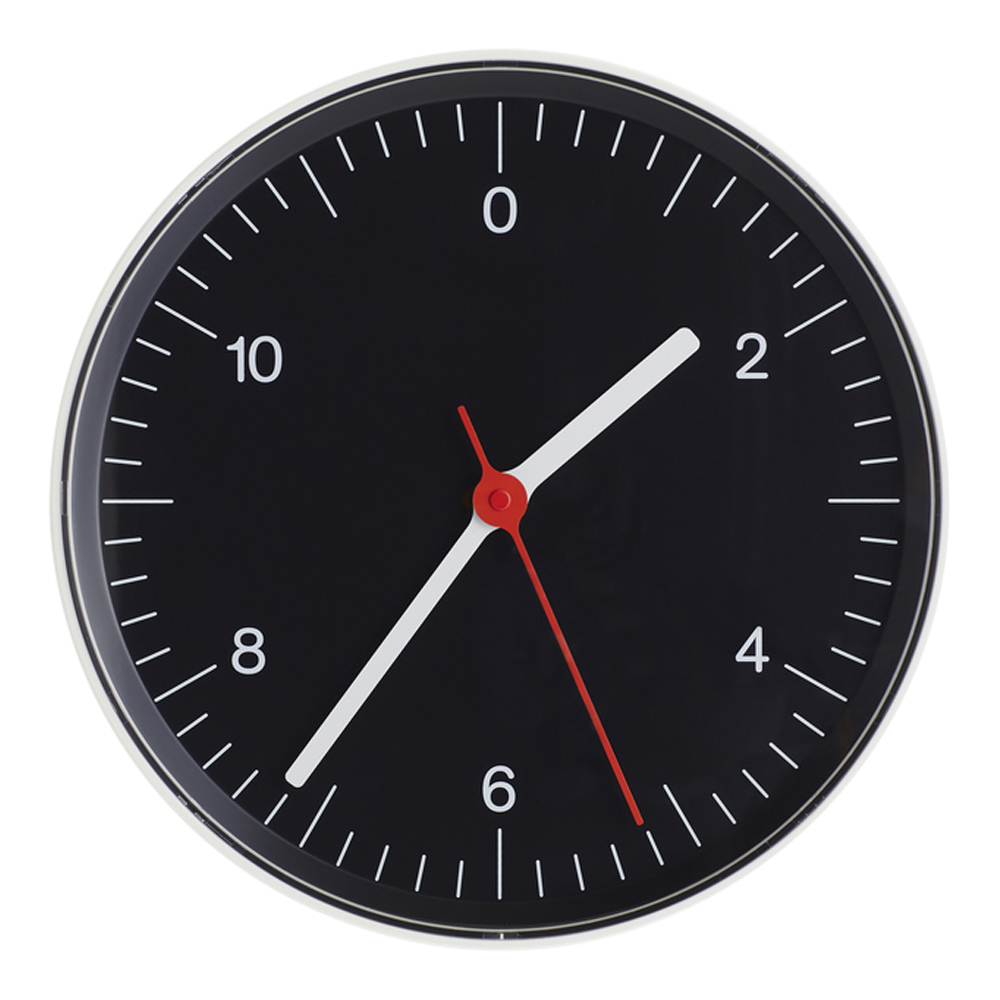 Hay - Hay Wall Clock Väggklocka 26 cm Svart