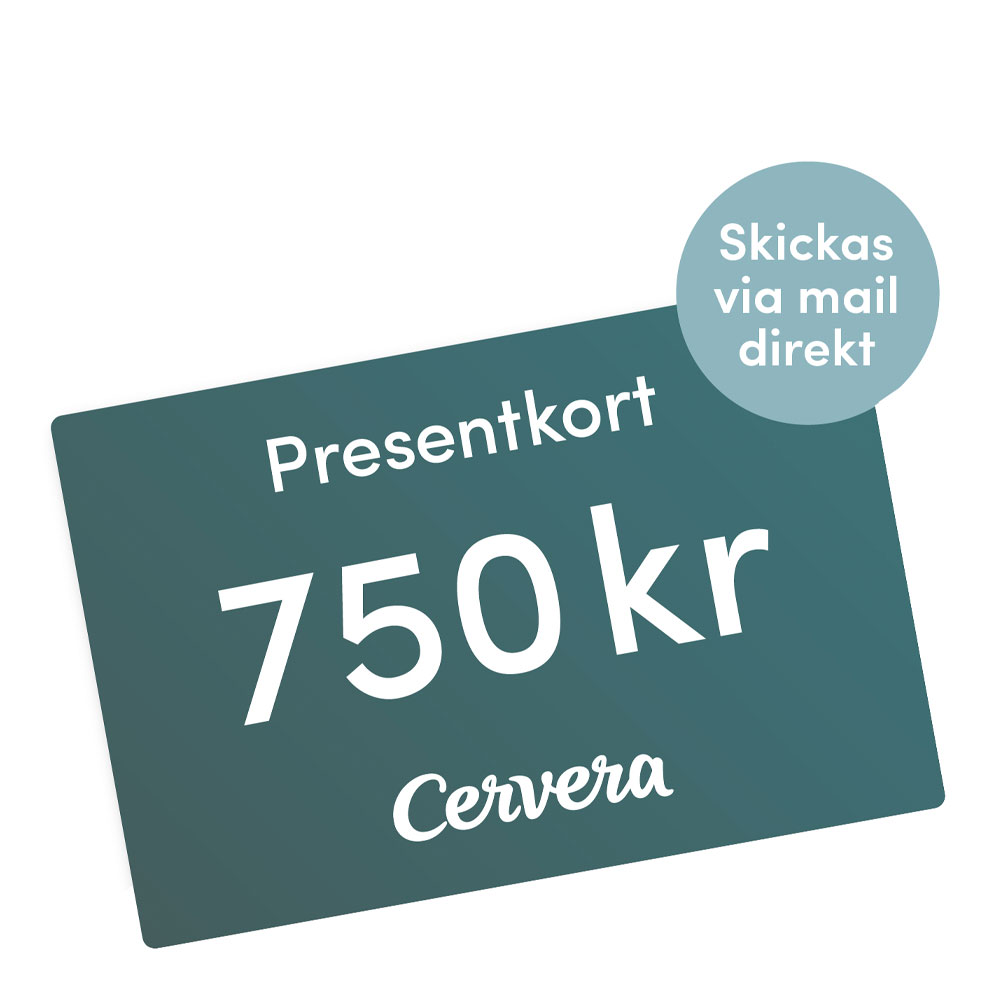 Cervera - Presentkort 750 kr Digitalt