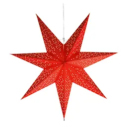 Star Trading Dot Valotähti 54 cm Punainen