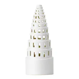 Kähler Design Urbania Kynttilälyhty High Tower 22,5 cm Valkoinen