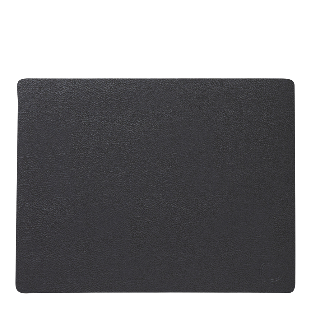 Lind DNA - Leather Serene Rectangle Bordstablett 26x34 cm Anthracite