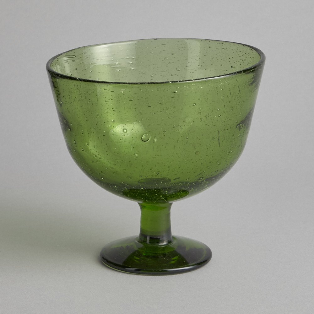 Läs mer om Vintage - SÅLD Skål i Grönt Glas