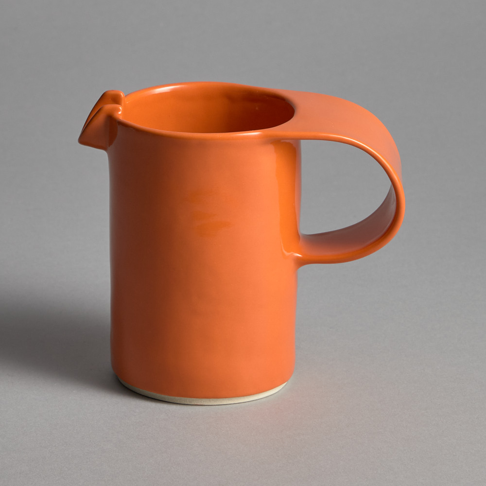 Craft - SÅLD "The milk jug" Isabelle Gut - Orange peel