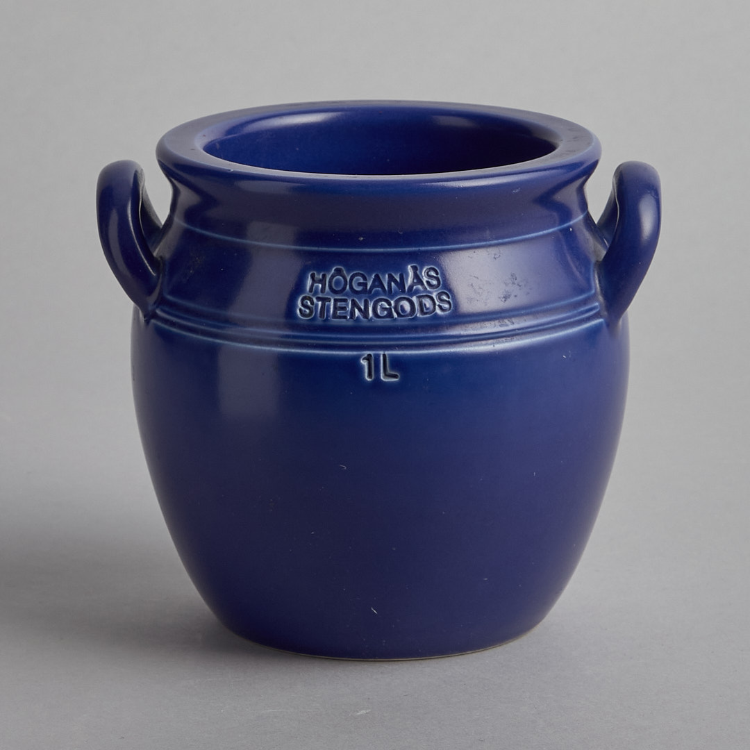 Höganäs Keramik - Höganäs krus i blått 1 L