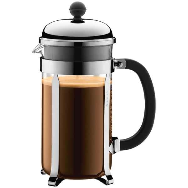 Bodum – Chambord Kaffepress 1 L 8 koppar Krom