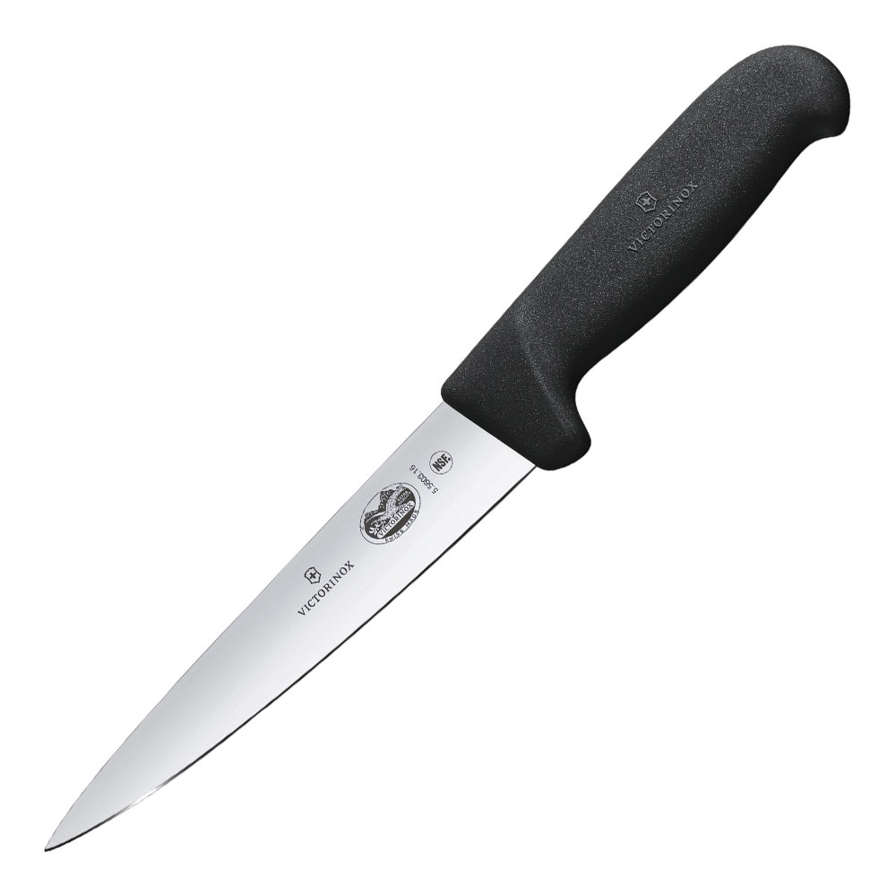 Victorinox - Fibrox utbeiningskniv 16 cm svart