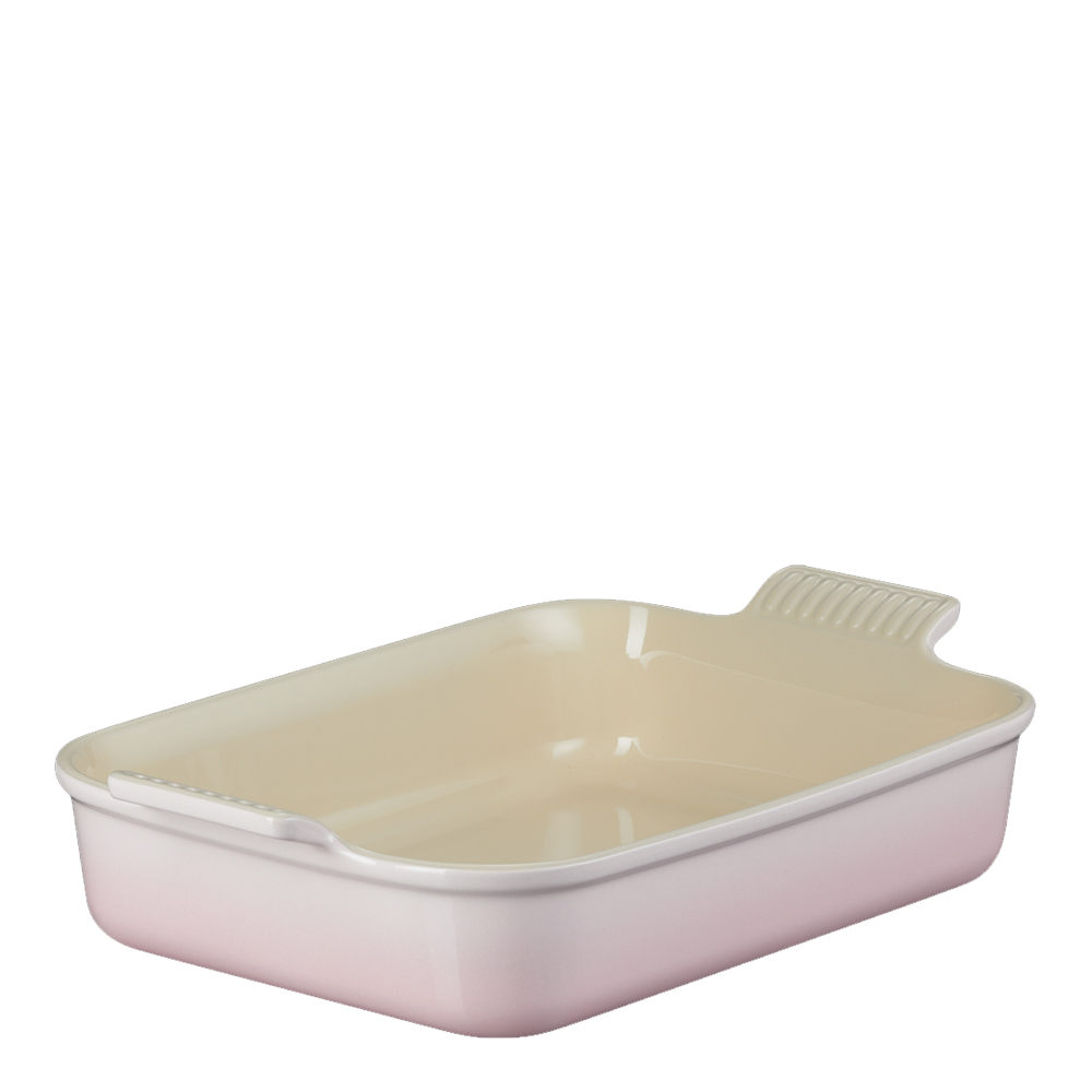 Le Creuset – Heritage Rektangulär Form 32×24 cm Shell Pink