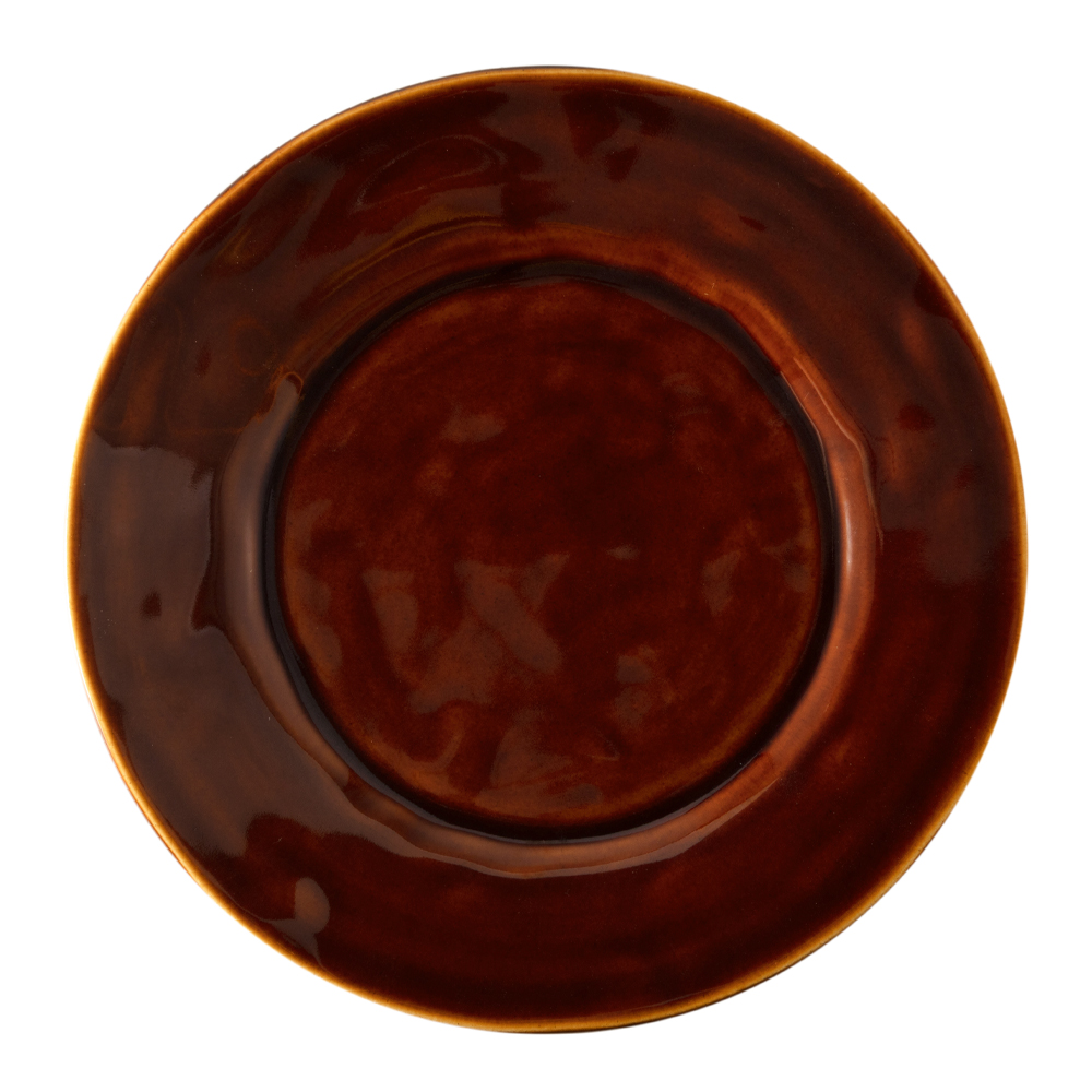 Table Top Stories - Mist Tallrik flat 22 cm Brun