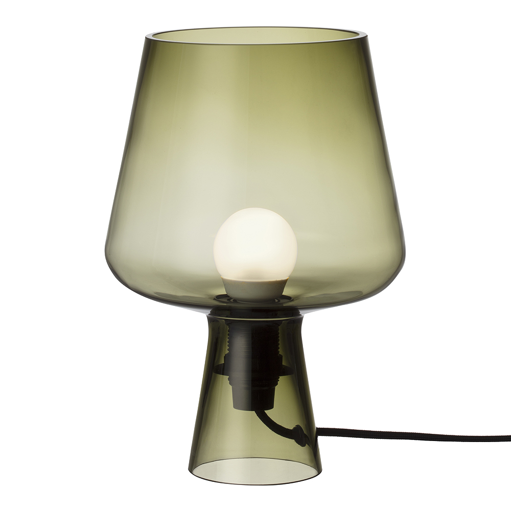 Iittala - Leimu Lampa 24x16,5 cm Mossgrön