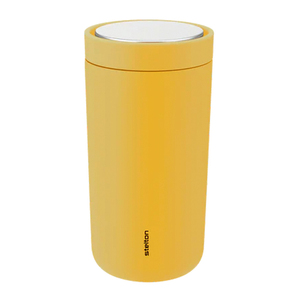 Läs mer om Stelton - To Go Click Mugg 20 cl Soft Poppy Yellow