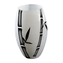 Nybro Crystal Vase 20x13 cm Hvit