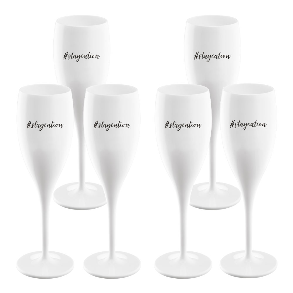 Koziol Cheers Champagneglas 10 cl Staycation 6-pack Staycation