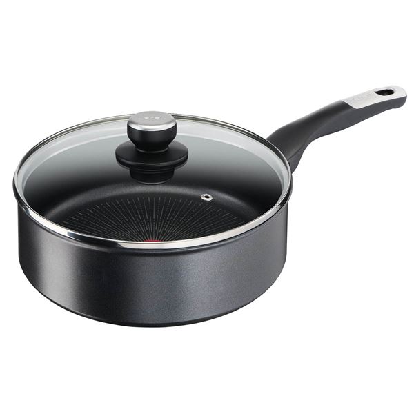 Tefal – Unlimited Traktörpanna med lock 24 cm Svart