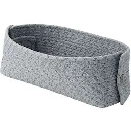 Rig-Tig Knit-It brødkurv 15x30 cm grå