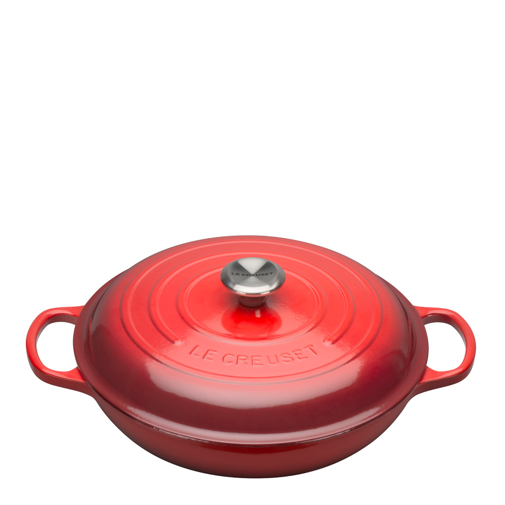 Le Creuset - Signature Buffégryta 30 cm  Cerise