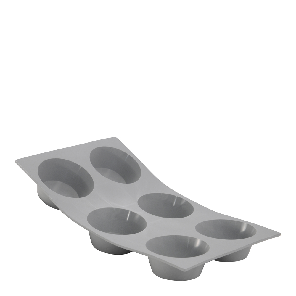 de Buyer - Muffinsform Elastomoule för 6 muffins