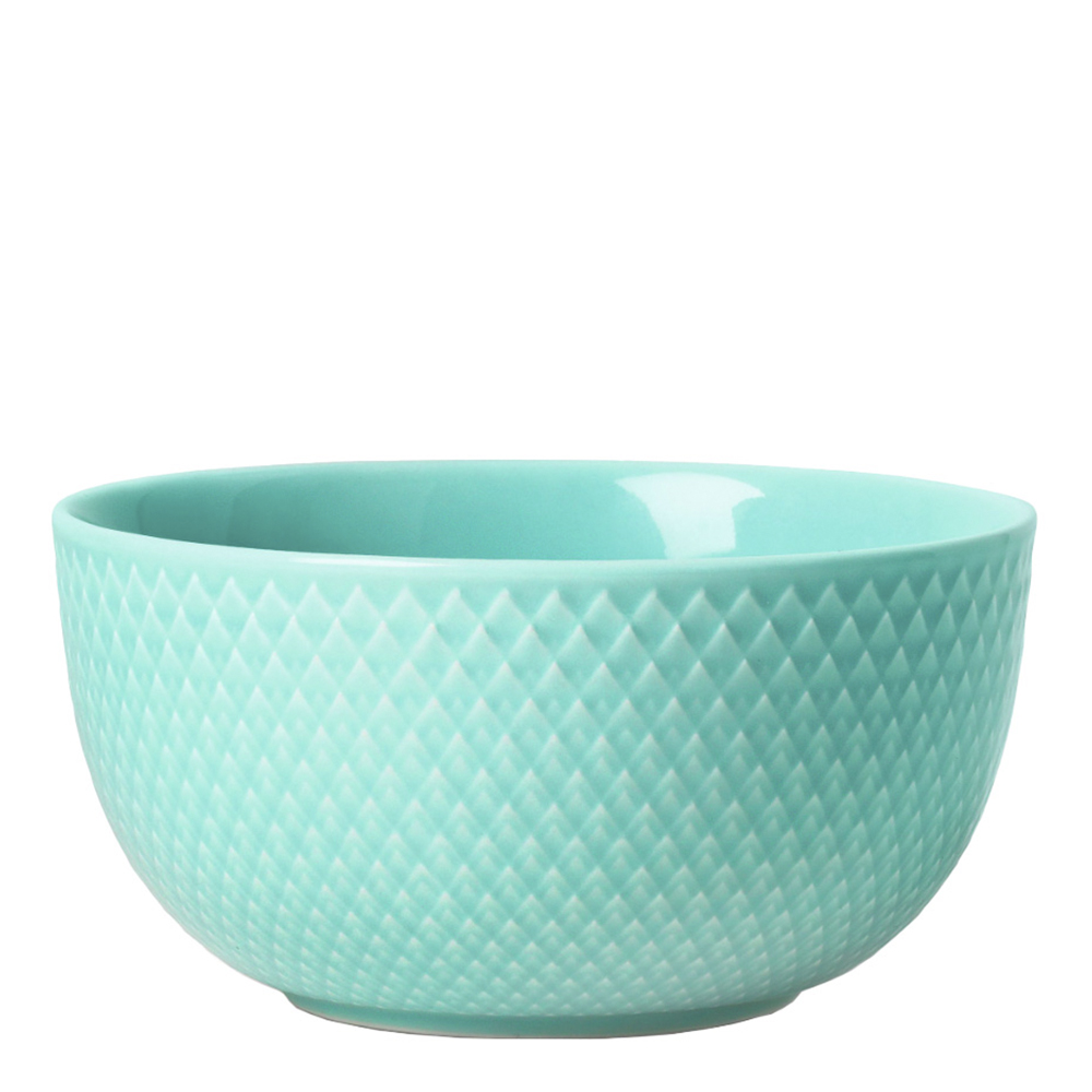 Lyngby Porcelain – Rhombe Color Skål 13 cm Aqua