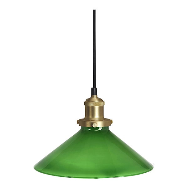 August Fönsterlampa 25 cm Grön 