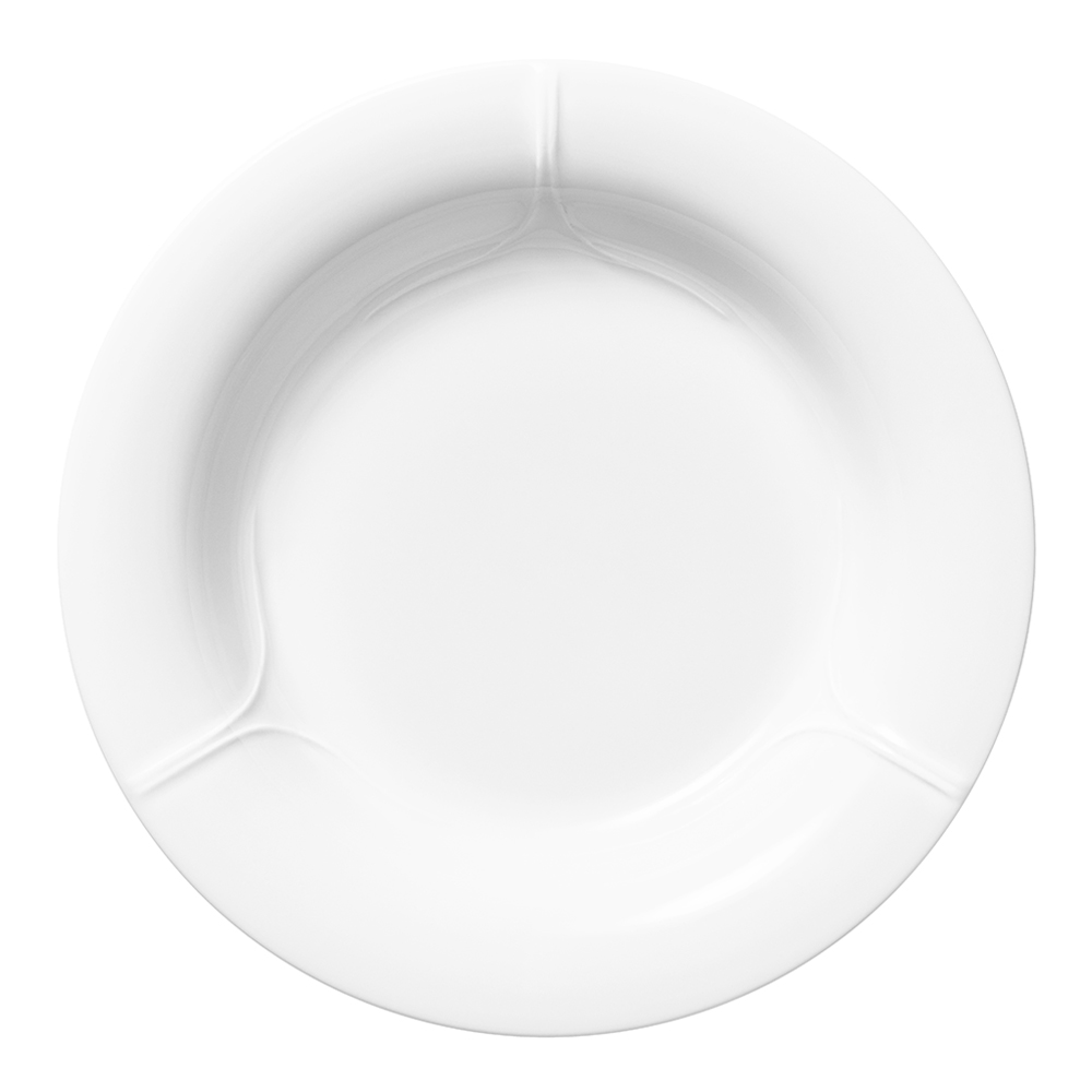 Rörstrand - Pli Blanc Lautanen syvä 23 cm