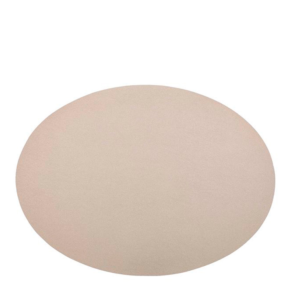 Modern House - Togo Bordstablett Oval 47 cm Beige