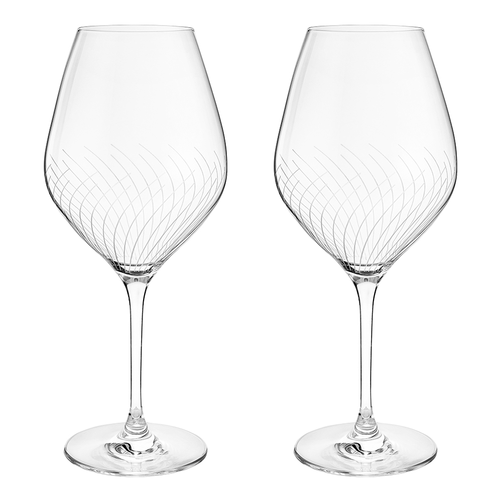 Holmegaard - Cabernet Lines Bourgogneglas 69 cl 2-pack Klar