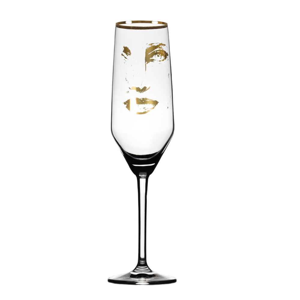Läs mer om Carolina Gynning - Champagneglas Piece of Me Gold 30 cl