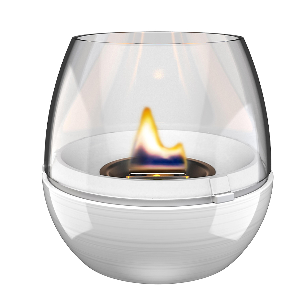 Tenderflame - Tulip lykt D18 cm hvit