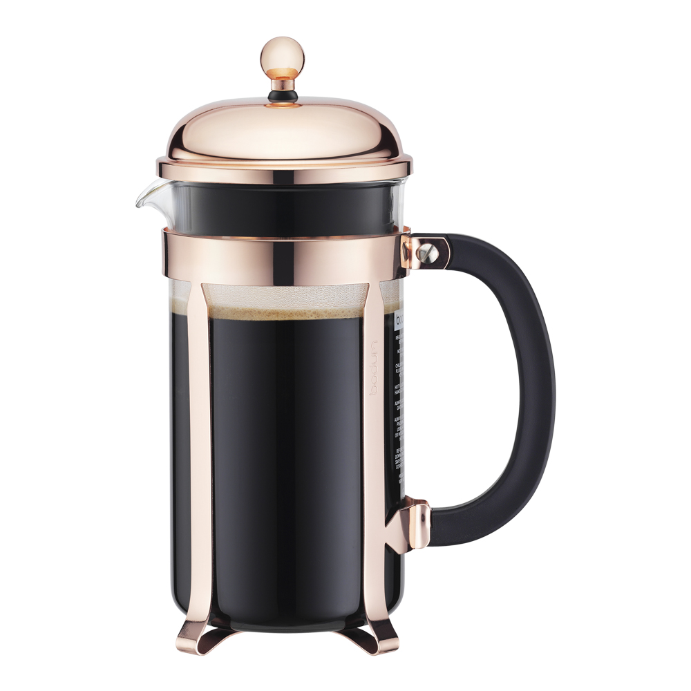 Bodum – Chambord Kaffepress 1 L/8 koppar stativ koppar