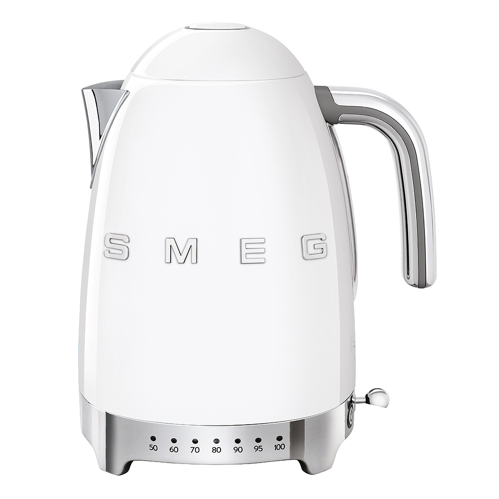 Läs mer om Smeg - Smeg 50s Style Vattenkokare 7 temperaturer 1,7 L Vit