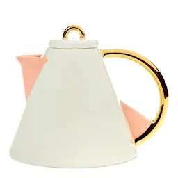 Serax Desirée Teekannu 15,5 cm Valkoinen/Kulta 