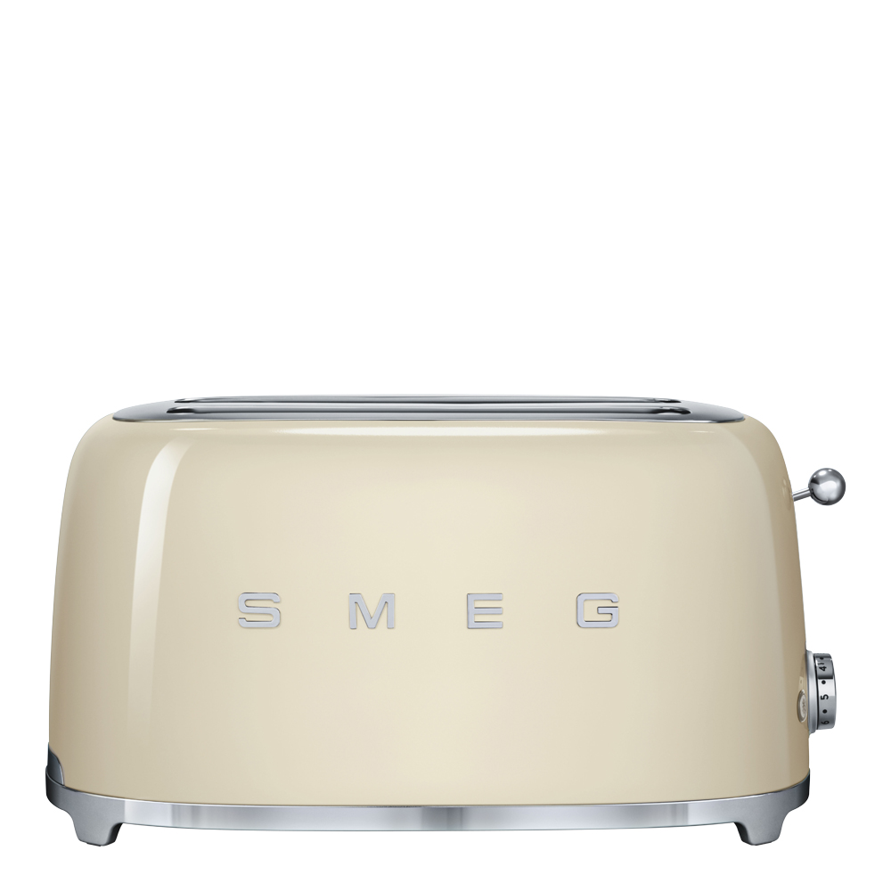 Läs mer om Smeg - Smeg 50s Style Brödrost 4 skivor Creme