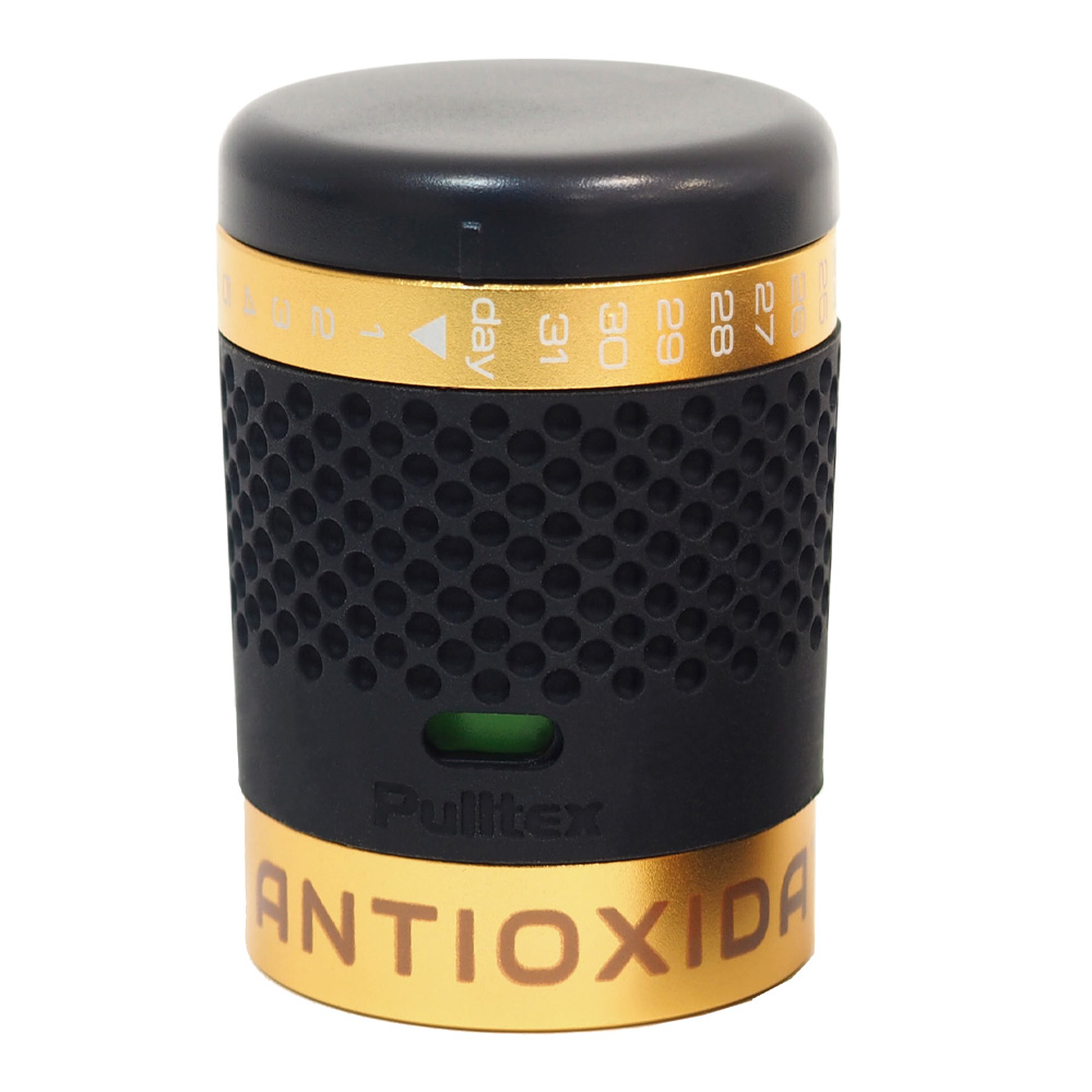Läs mer om Pulltex - Antiox Champagneförslutare Svart/Guld