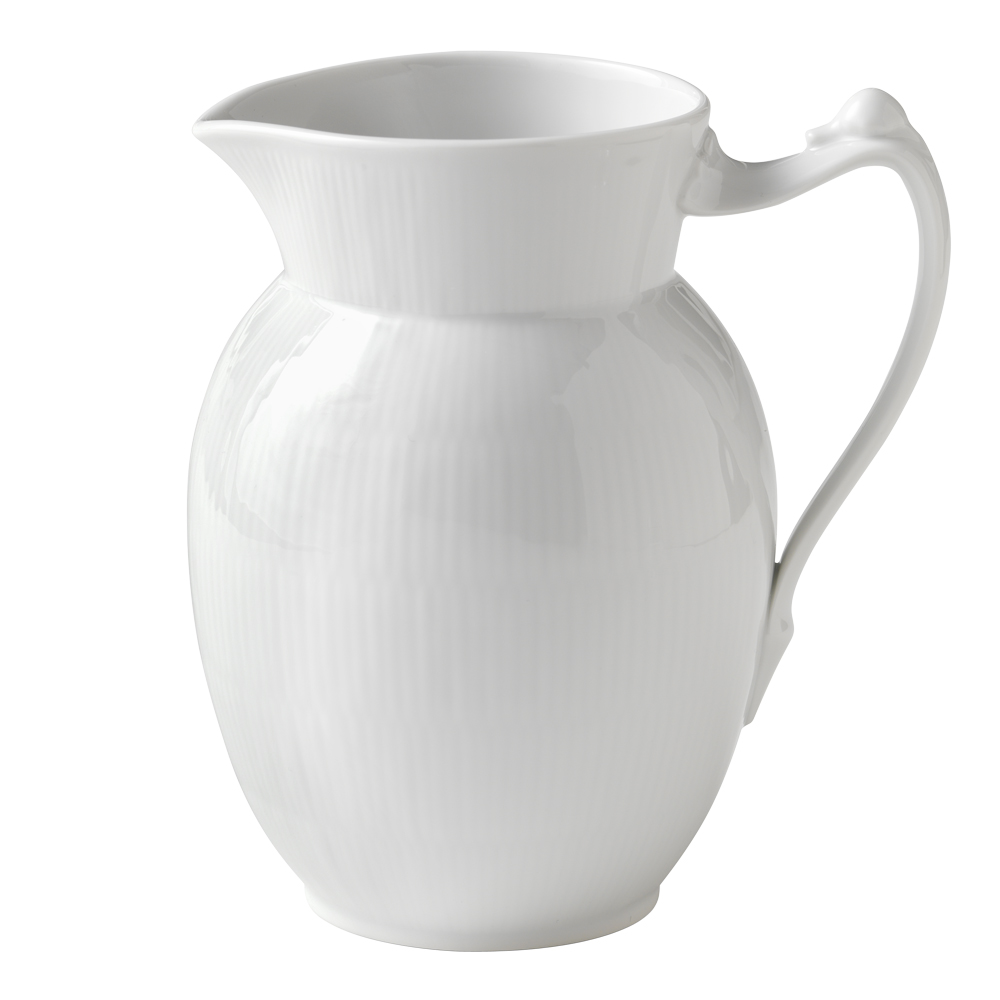 Läs mer om Royal Copenhagen - White Fluted Kanna 1,7 L