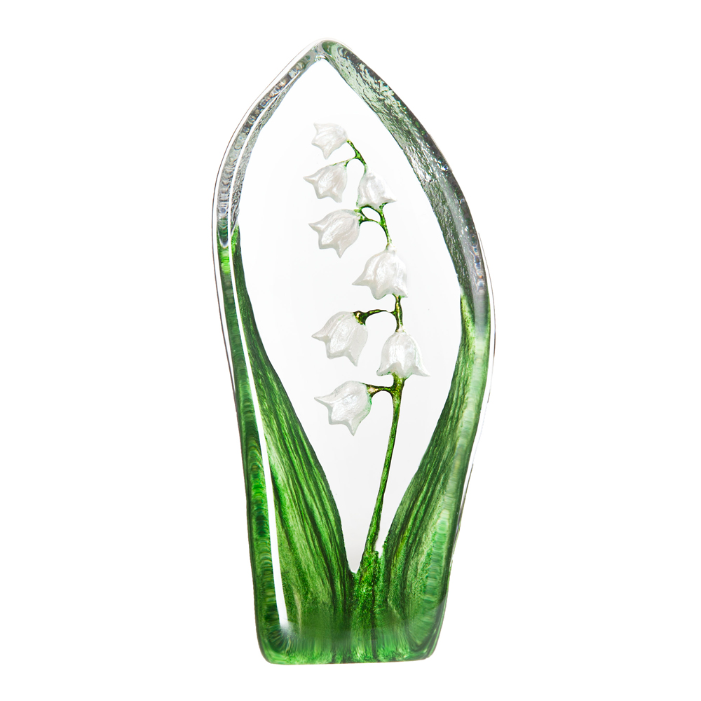 Målerås Glasbruk Floral Fantasy Liljekonvalj 135 cm Grön