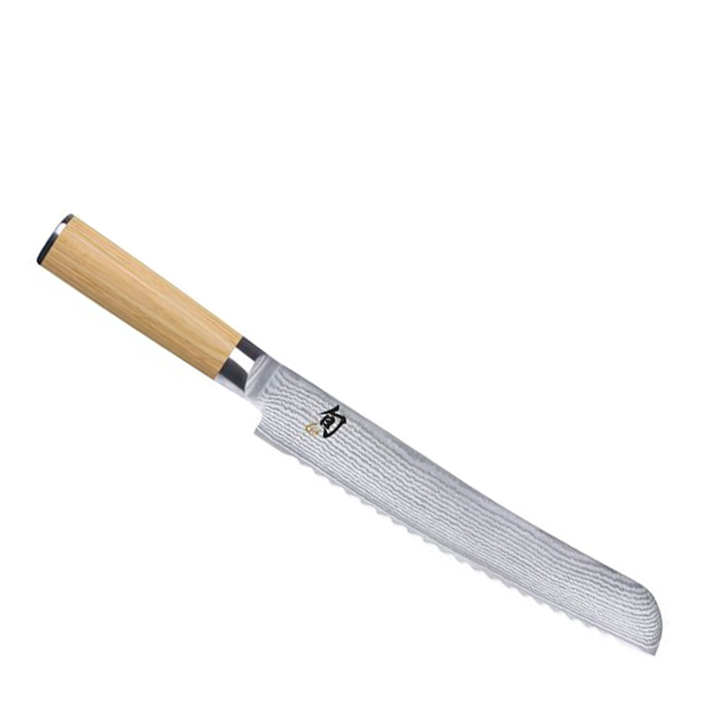 Läs mer om Kai - Shun Classic White Brödkniv 23 cm Rostfri