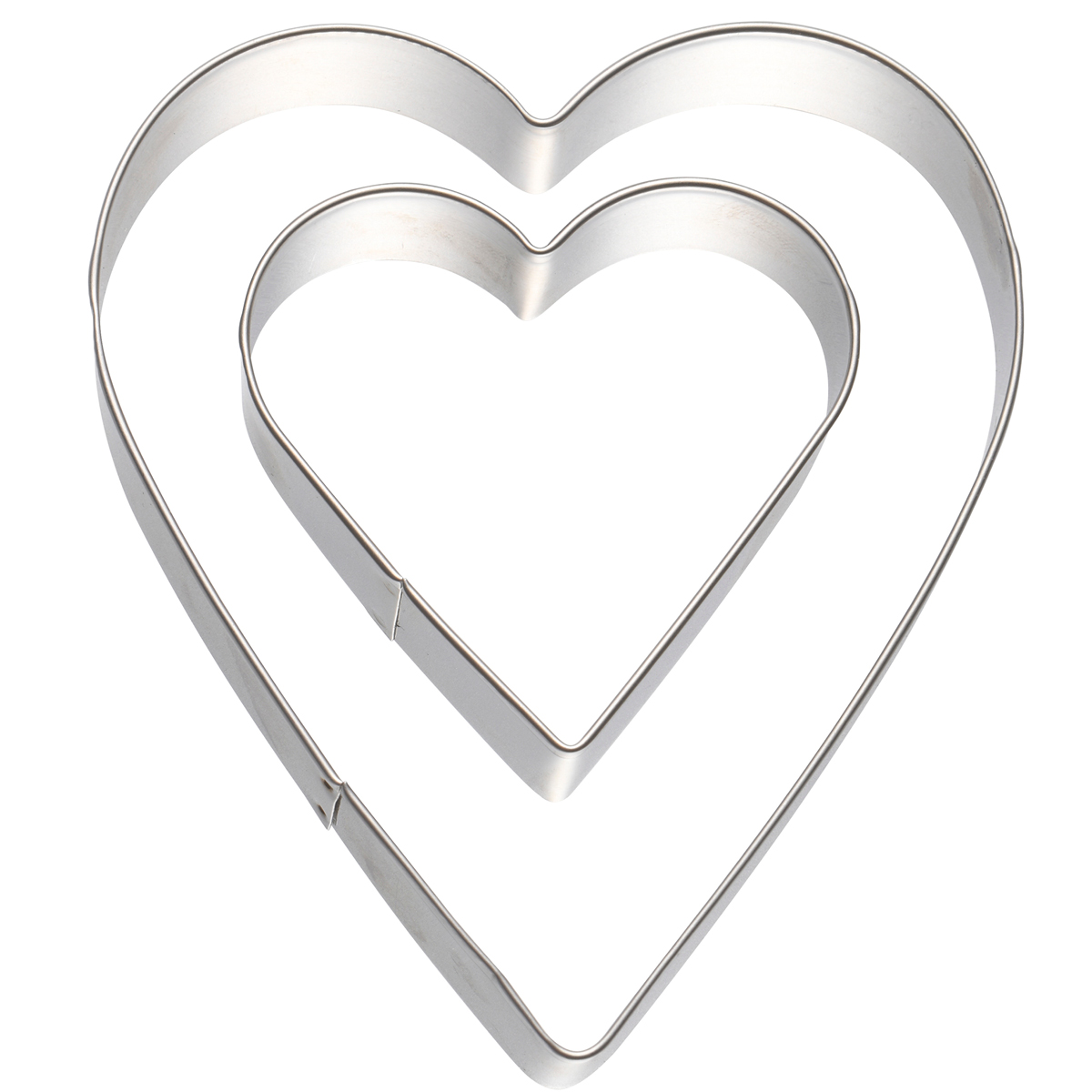 Läs mer om Modern House - bAYk Pepparkaksform Hjärta 2 Delar Silver