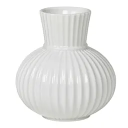 Lyngby Porcelain Tura vase 14,5 cm porselen hvit