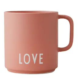 Design Letters Favourite Cup med hank Love Nude 